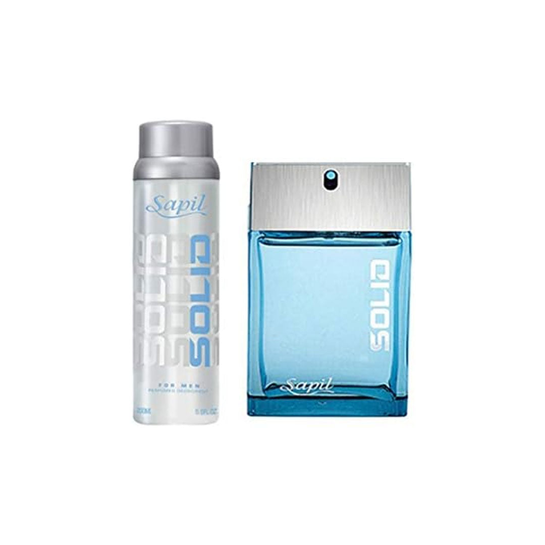 SAPIL SOLID SILVER EDT100ML+BODY SPRAY (M) 150ML