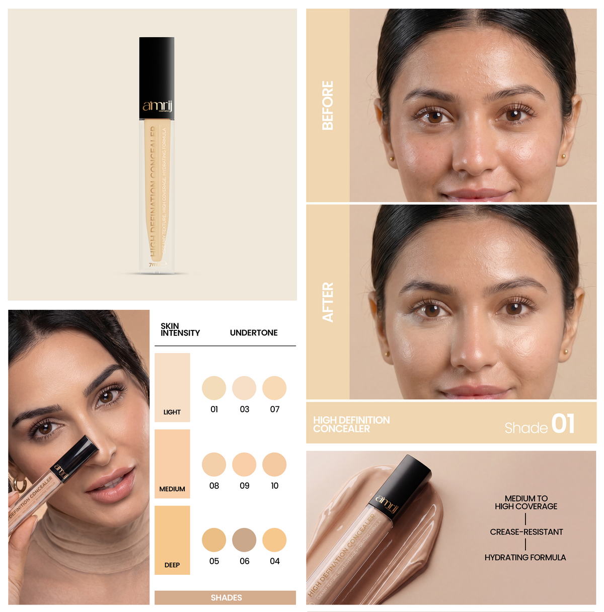 AMRIJ CONCEALER HIGH DEFINITION