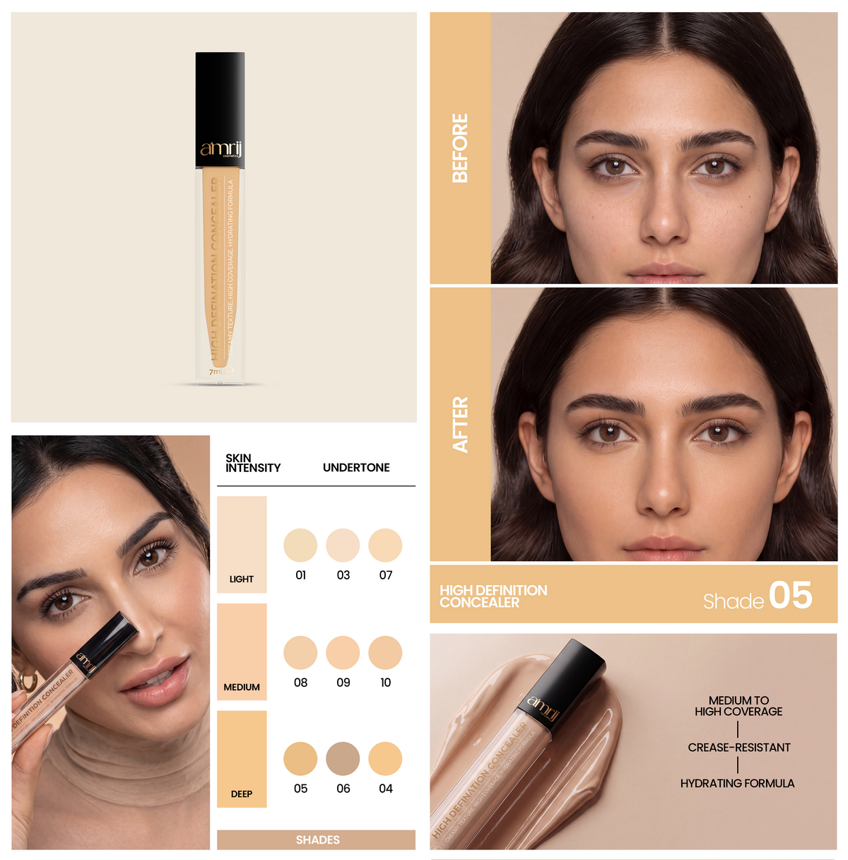AMRIJ CONCEALER HIGH DEFINITION