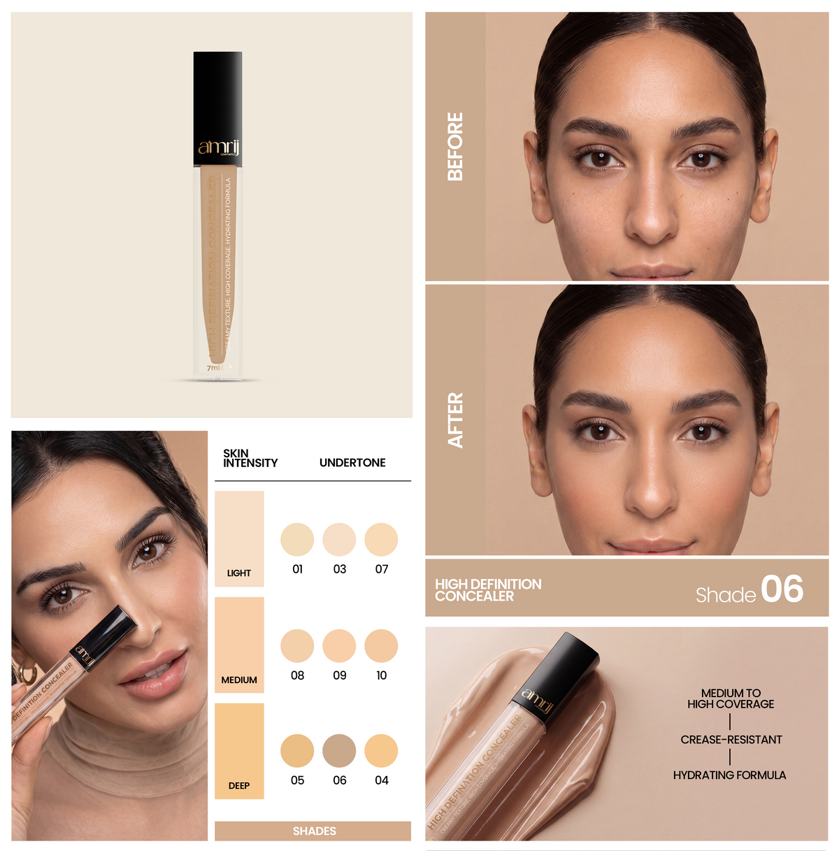 AMRIJ CONCEALER HIGH DEFINITION