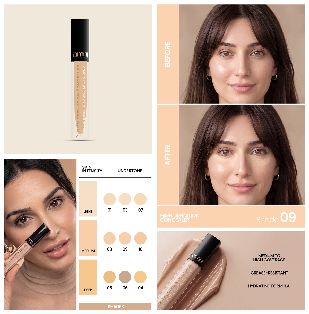AMRIJ CONCEALER HIGH DEFINITION