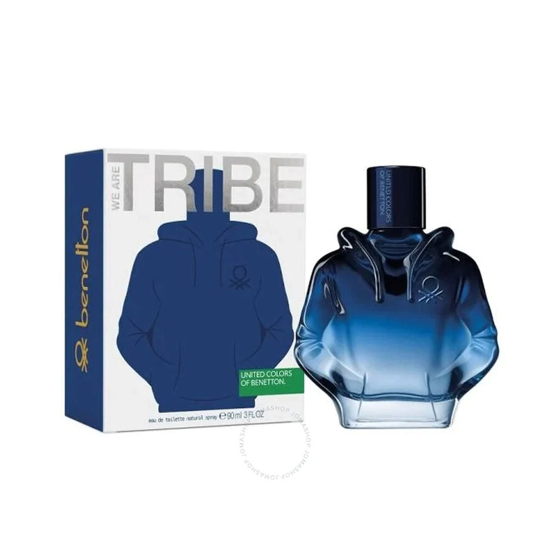 UNITED COLORS OF BENTON MENS WE ARE TRIBE EDT 90ML (WITHOUT SHRINK WRAP )