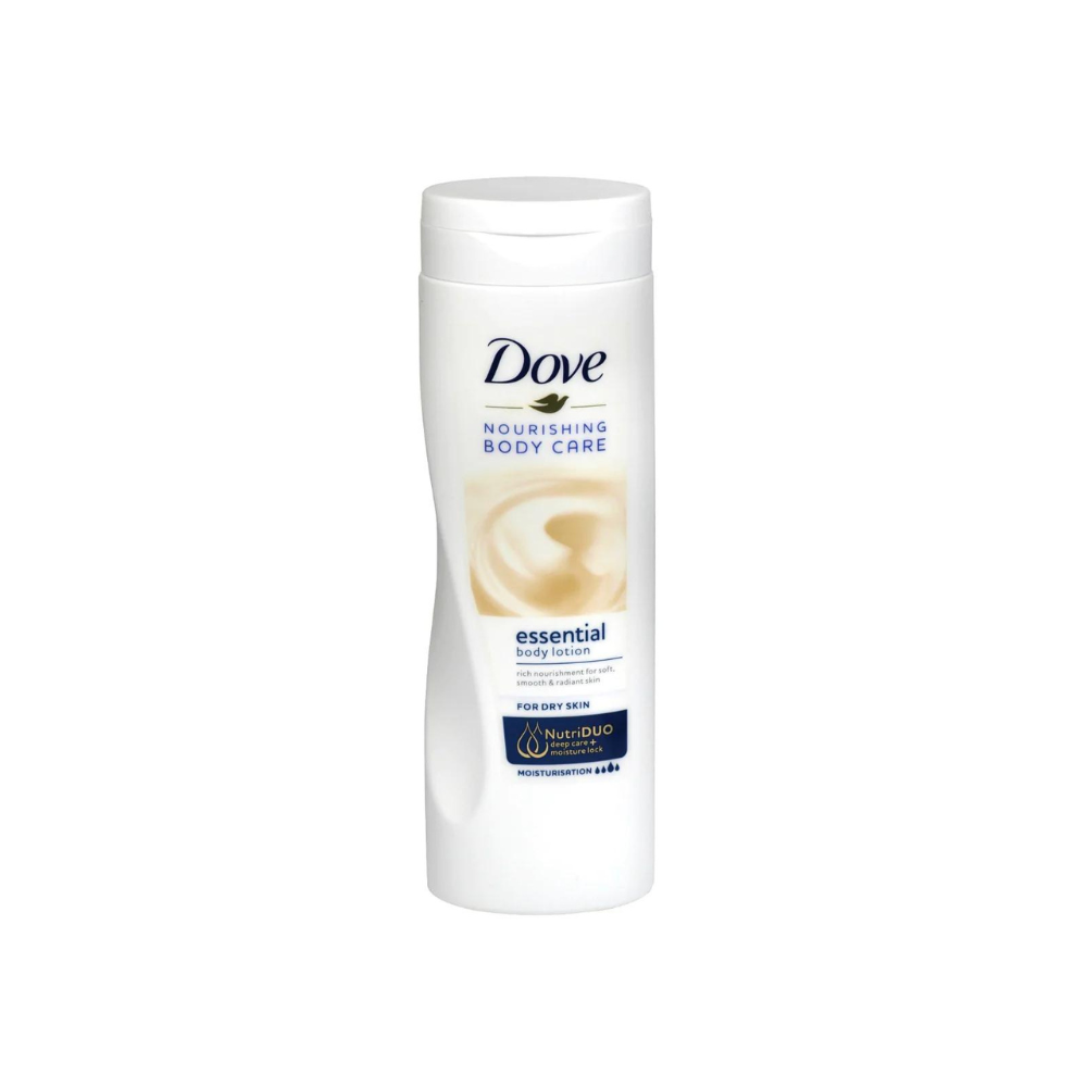 DOVE ESSENTIAL MILK DRY SKIN LOTION 250ML