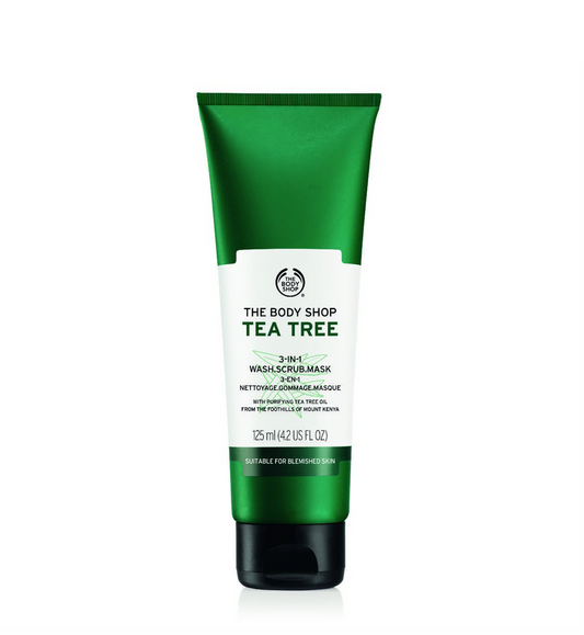The Body Shop Tea Tree 3-in-1 Wash Scrub Mask