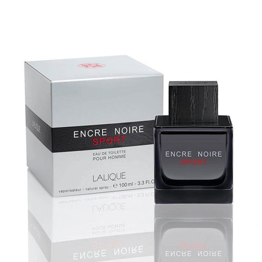 LALIQUE LALIQUE ENCRE NOIR SPORTS EDT MEN 100ML (WITHOUT SHRINK WRAP )