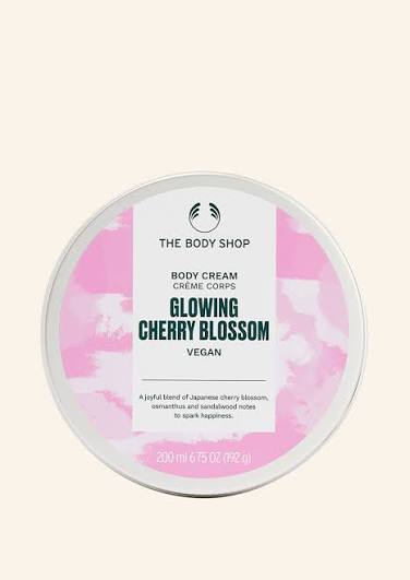 THE BODY SHOP GLOWING CHERY BLOSM BODY CREAM 200ML
