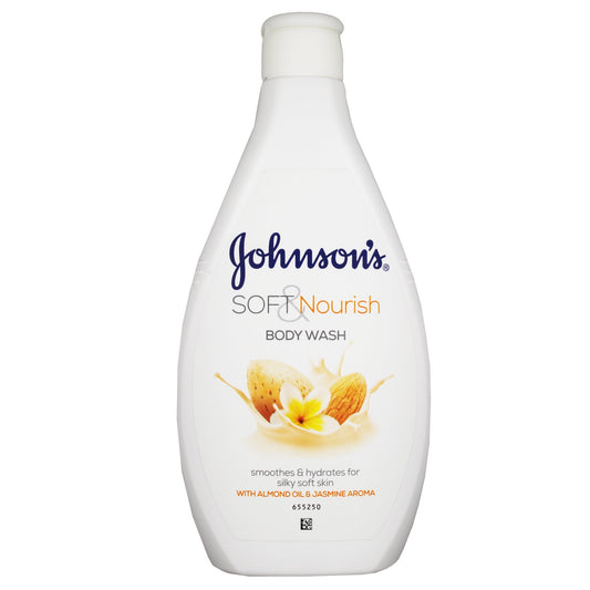 J&J SOFT & NOURISH BODYWASH 400ML