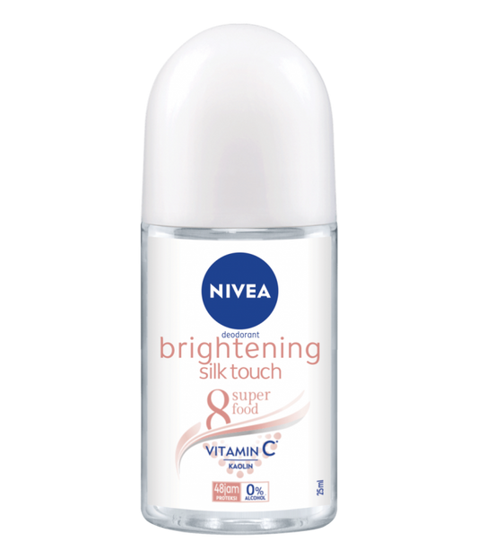NIVEA (W) SILKY TOUCH DEO ROLL ON 25ML