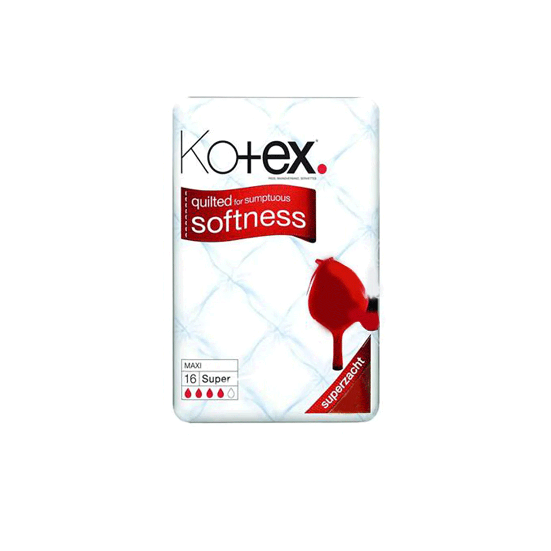 KOTEX MAXI SUPER SOFTNESS PADS 16S